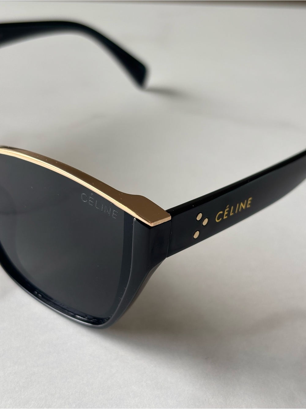 Black Cat-Eye Celine Sunglasses - Picture 4 of 9